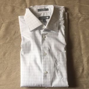 Nordstrom white striped Long Sleeve Dress Shirt